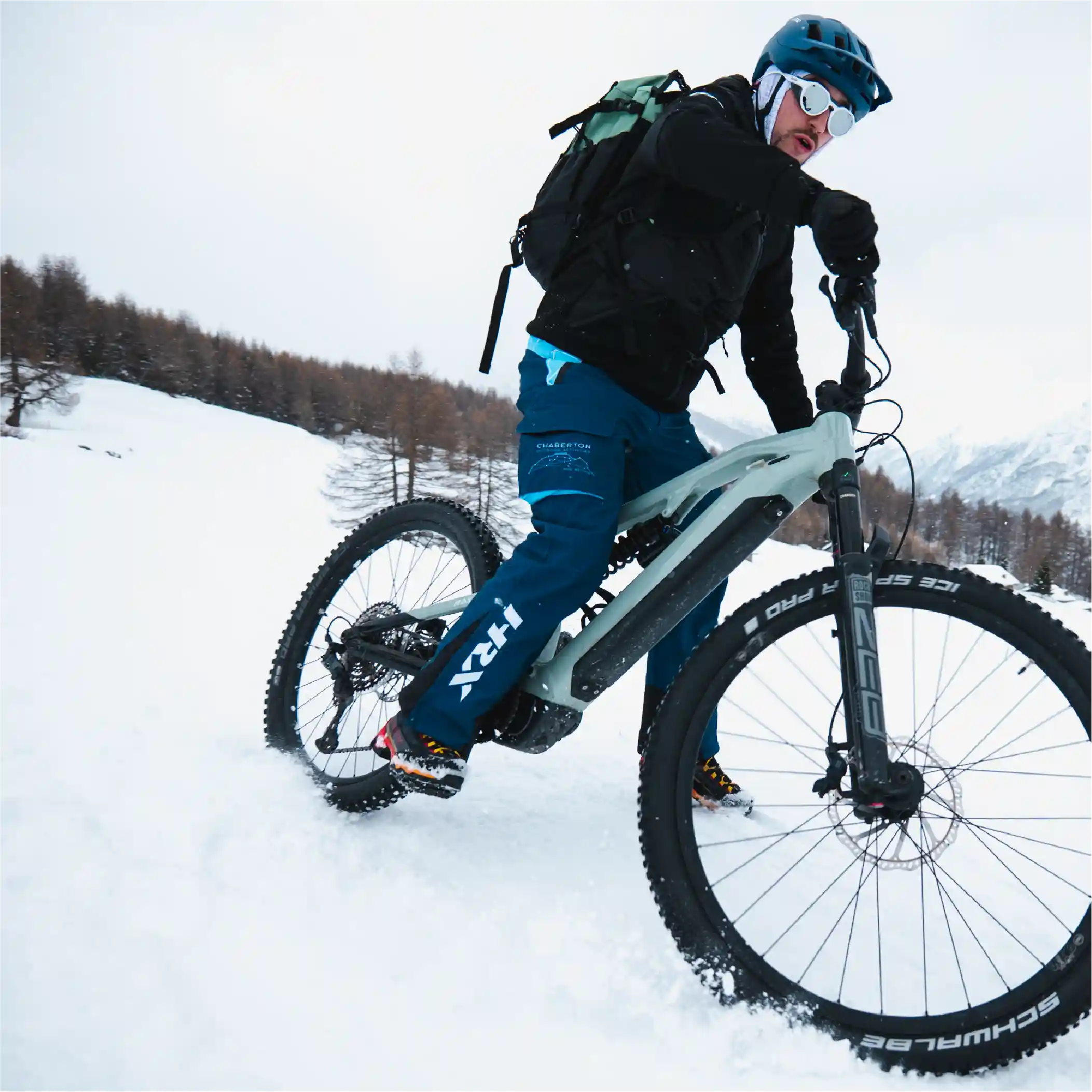 E-bike sulla neve in Alta Val Susa